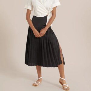 Modern Citizen Delphine Pleated Silken Skirt NWOT